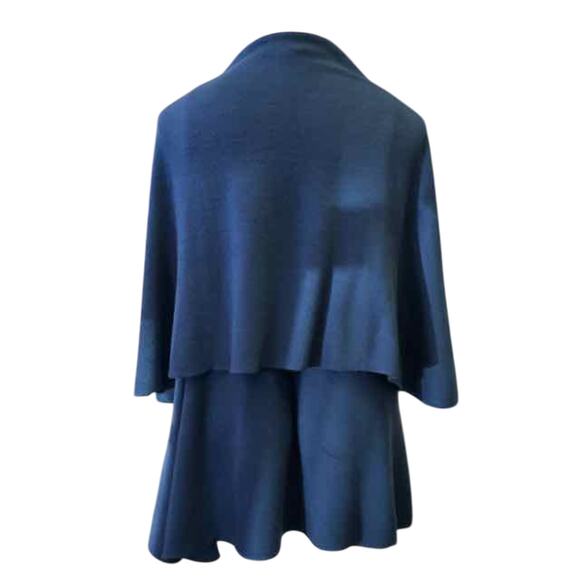 One Size Style Plus Boutique Slate Blue knit Vest - Picture 2 of 2